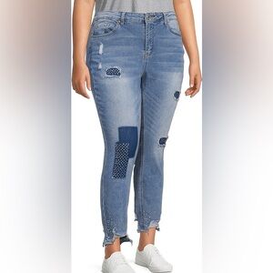 Copperflash Plus High Rise Ankle Skinny Jeans